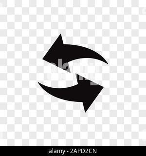Refresh vector icon in modern design style for web site and mobile app Stock Vector