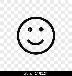 Happy smile vector icon in modern design style for web site and mobile app Stock Vector
