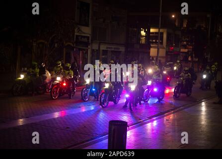 Tank Riot Officer Riot squad officers, esmad in the tank during the riots at the National ...