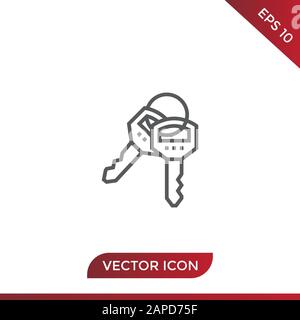 Keys vector icon Stock Vector
