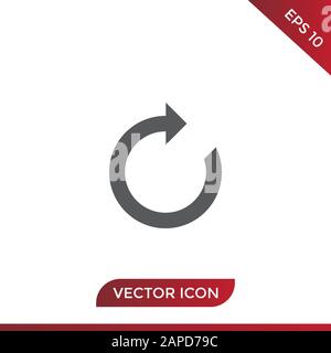 Reload vector icon Stock Vector