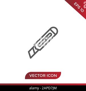 Cutter vector icon Stock Vector