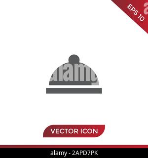 Food cover icon Stock Vector