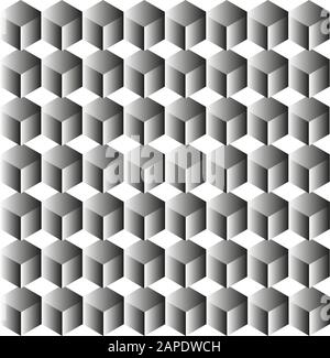 Beautiful background geometry from cubes Stock Vector