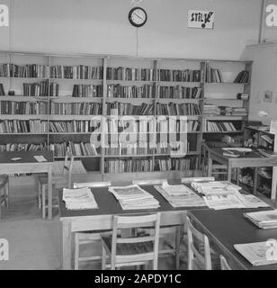 ARMY [Army] Anefo London series Description: Army 551 The well stocked shelves of the library. Canteen and recreation rooms in the Dutch army camp in Wolverhampton. The well-stocked shelves of the library. Date: December 1941 Location: Great Britain Keywords: libraries, camps, army, World War II Stock Photo