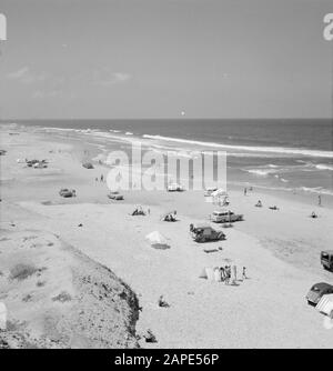 Israel: Herzlia (Herzliya) Description: Swimming guests at the beach Date: undated Location: Herzliya, Israel Keywords: bathers, waves, beaches, seas Stock Photo