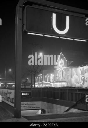 Berlin Night Recording Of Hardenbergstrasse With Access To The