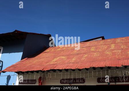 Real del Monte, old miner town in state of Hidalgo, Mexico Stock Photo