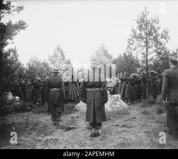Central Cemetery of the Loenen War Graves Foundation (Veluwe). Burial of Dutchman killed in Germany Date: March 17, 1949 Location: Gelderland, Loenen Keywords: cemeteries, funerals Stock Photo