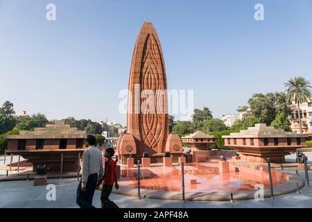 Jallianwala Bagh memorial park of massacre, also the Amritsar massacre, Amritsar, india, South Asia, Asia Stock Photo