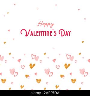 Happy Valentines day . Collection of greeting background designs. Valentine day social media promotional content and greeting card set. Stock Vector