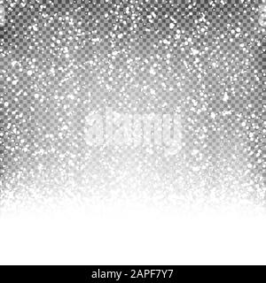 beautiful snow flakes background with transparency in vector file Stock Vector