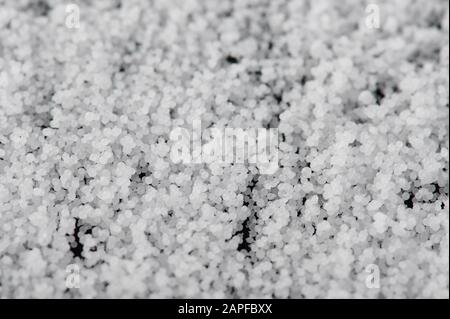 White round balls background macro close up view Stock Photo