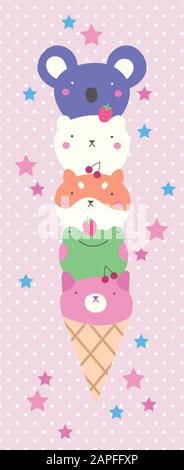 Cute Adorable Baby Frog Nursery Art Kawaii Chibi Cartoon Illustration ·  Creative Fabrica