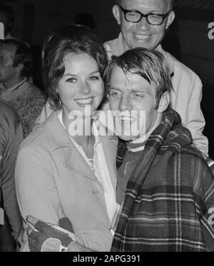 World Cycling Championships, Leicester, England; final amateurs stayers; Tribe and wife and pacemaker Stakenburg after victory; Stock Photo