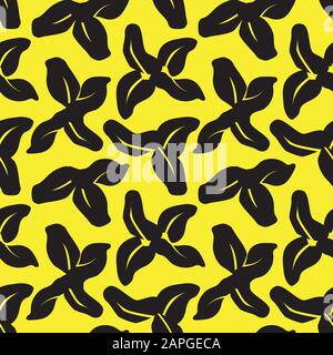 Abstract Botanical Leaf seamless Pattern  - It is a botanical leaf pattern suitable for fashion prints, backgrounds, websites, wallpaper, crafts Stock Vector