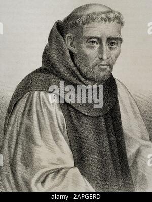 Jose de Siguenza (1544-1606). Spanish monk of the Order of Saint Jerome ...