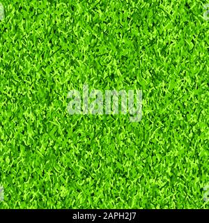 Green grass seamless pattern background vector Stock Vector