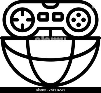 hand holding game console portable device vintage vector illustration ...