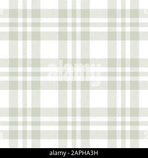 seamless green colored checkered table cloth background Stock Vector