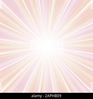 colored background with shining hot spot and light rows Stock Vector