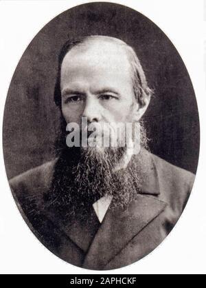 Fyodor Dostoevsky (1821-1881), portrait photograph by Constantin Shapiro, 1879 Stock Photo