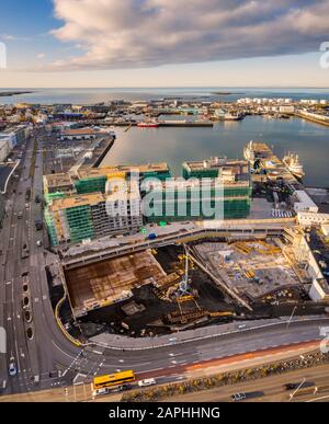 Construction, Reykjavik, Iceland Stock Photo