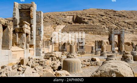 Persepolis, World Heritage of the UNESCO, Iran Stock Photo