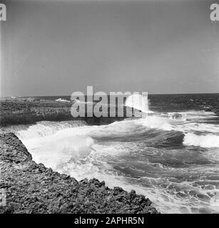 Journey to Suriname and the Netherlands Antilles Description: The North Coast of Curaçao Date: 1947 Location: Curaçao Keywords: coast Stock Photo