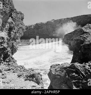 Journey to Suriname and the Netherlands Antilles Description: The North Coast of Curaçao Date: 1947 Location: Curaçao Keywords: coast Stock Photo