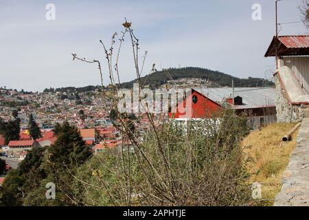 Real del Monte, old miner town in state of Hidalgo, Mexico Stock Photo