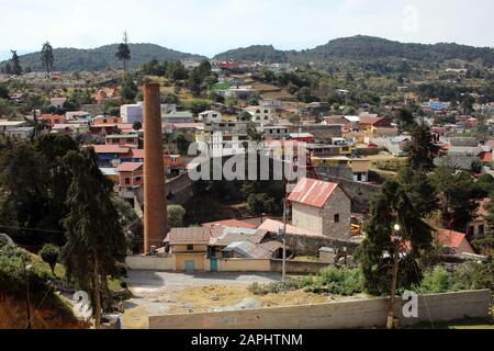 Real del Monte, old miner town in state of Hidalgo, Mexico Stock Photo