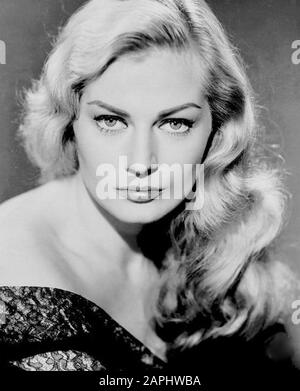 ANITA EKBERG (1931-2015) Swedish film actress about 1955 Stock Photo