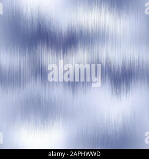Soft blurry ikat gradient ombre seamless indigo Stock Vector