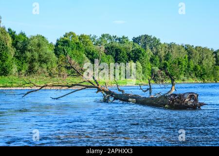 Impressions from the Augsburg region with its widely linked system of rivers, canals and water management facilities Stock Photo