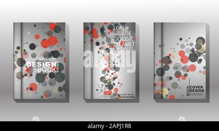 Minimal vector cover design background. New texture for your design. Stock Vector