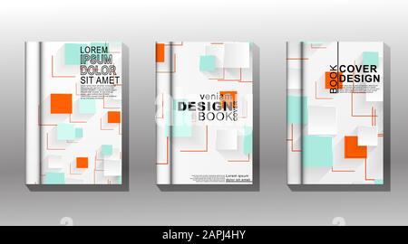Minimal vector cover design background. New texture for your design. Stock Vector