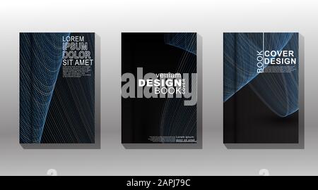 Minimal vector cover design background. New texture for your design. Stock Vector