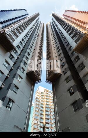 Skyscrapers at SoHo, in Hong Kong, Hong Kong Stock Photo - Alamy