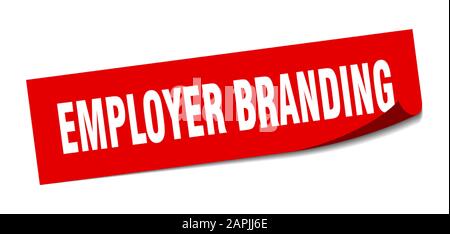 employer branding sticker. employer branding square sign. employer ...