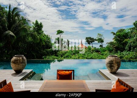 Trisara Resort Private Pool Residence in Phuket, Thailand Stock Photo