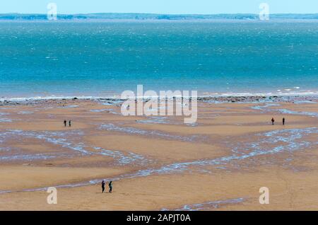 Bomidon park, Minas Basin, Nova Scotia, Canada Stock Photo