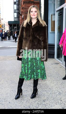 New York, USA. January 23, 2020 Meghann Fahy at Build Series to talk about the new season of FreeForm's The Bold Type in New York.January 23, 2020. Credit: RW/MediaPunch Credit: MediaPunch Inc/Alamy Live News Stock Photo