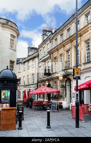 The Garrick's Head pub and The Bath Theatre Royal in Bath, Somerset, UK on 23 January 2020 Stock Photo