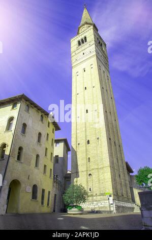 Campanile San Marco, Pordenone, Friuli-Venezia Giulia, Italy, Europe Stock Photo