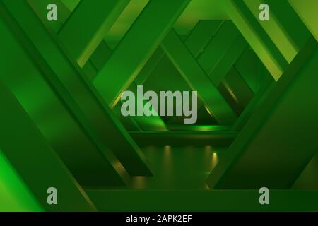 3d rendering of backgrounds abstract. 3d illustration of simple Geometric. Colorful illumination Stock Photo