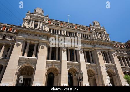 Beautiful view to old historic building of Supreme Court in Buenos Aires, Argentina Stock Photo
