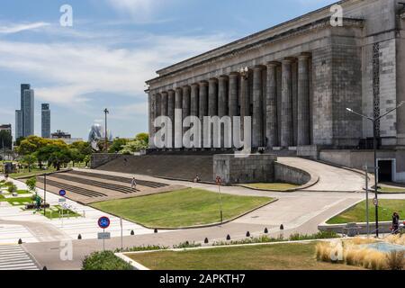 Beautiful view to old historic Law university building in central Buenos Aires, Argentina Stock Photo