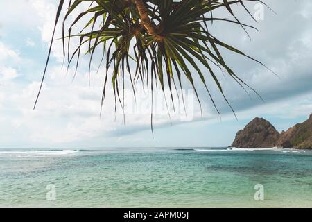 Indonesia, Sumbawa, Tropical beach Stock Photo