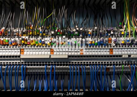 Close-up of a circuitry Stock Photo